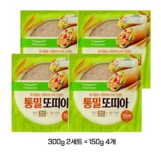 풀무원 통밀 또띠아 15cm 6개입 150g 아이스박스 포장, 300g, 2세트