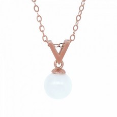 핑크담수진주목걸이