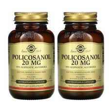 솔가 폴리코사놀 20mg 100베지캡슐 2통 쿠바산 사탕수수 policosanol