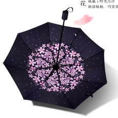 암막 양산 벚꽃 우양산 3단우산 자외선 차단