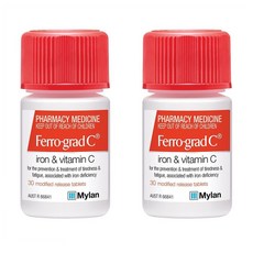 페로그라드C 철분 비타민C 30정 x2개 Ferro grad C