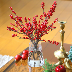 더베르 홀리데이 낙상홍 레드베리 꽃다발