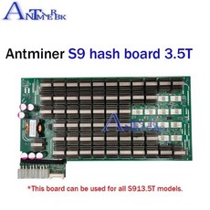 리퍼 Antminer s9 13.5T 해시 레이트 보드 3.5 TH/s SHA256 14nm Asic 광부 Btc 저전력 소모 설치 가능 S9