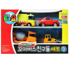 타요 스페셜 꼬마버스 친구들 세트3 중장비, Color (혼합), 8개