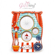 Gifthing 음악이 나오는 아기 돌잔치 액자 (서커스)MG+:1126.1437EA, 상세페이지 참조