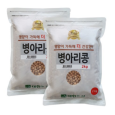대한농산 병아리콩, 2kg(1개), 12개