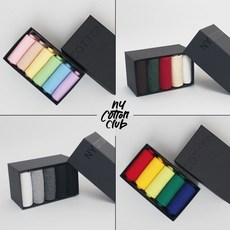 남녀패션양말5족세트골지스니커즈