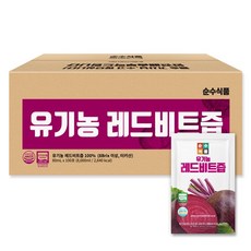 순수식품 유기농 레드 비트즙, 80ml, 100개