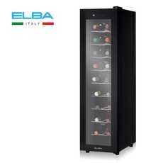 엘바 슬림 와인셀러 와인냉장고 EW60T18 18병 블랙, EW60T18(60L)(18병)