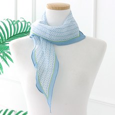 라뮤제 마름모 디자인 스카프 시리즈 no2.시크체인_국산 고급면스카프 여름스카프 여성스카프