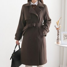 모리스커밍홈 라펠포인트 트렌치형 누빔 롱코트 M2211CT035D