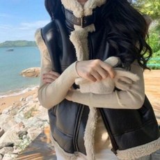무스탕조끼 TOP01