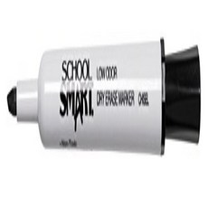 School Smart Dry Erase Marker Low Odor Chisel Tip Black Pack of 12 School Smart Dry Erase Marker, 1