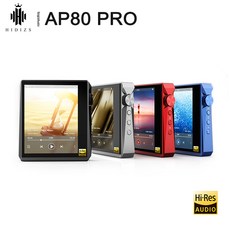 (무료배송) 블루투스 터치스크린 MP3 플레이어 Hidizs AP80 PRO 듀얼 ESS9218P 블루투스 휴대용 음, 02_AP80PRO red