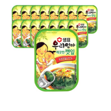 샘표우리엄마 깨끗한깻잎 기타반찬통조림, 70g, 176개
