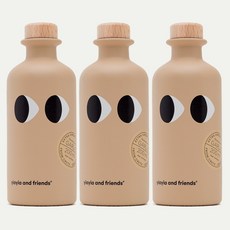 Yiayia and Friends 이야이야 앤 프랜즈 그리스 올리브오일 엑스트라 버진 올리브유 위드 갈릭500ml 3개, 500ml