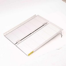 경사로 계단 접이식 경사판 휴대용 발판, 3척【길이 91cm*너비 73cm, 표면밀링 트레, 1개