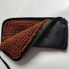 휴대용 우산 보관 가방 커버 섬유 흡수성 셔닐 백 방수 지퍼 포함, 1개