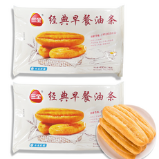 홍홍 중국식품 삼전 요우티아오 유티아오 YOUTIAO 중국꽈배기, 400g, 2봉