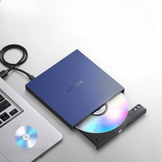 외장CD롬 USB 타입C DVD 드라이브 cd리더기 디스크, 상세 페이지 참고, (USB+Type-C 커넥터) 알루미늄 합금 - xjapanlp