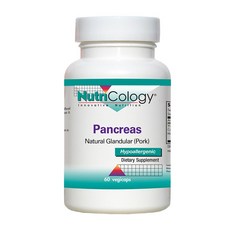 Nutricology 팬크리스 내추럴 글랜듈라 (포크) 60 베지캡슐, 60정, 1개