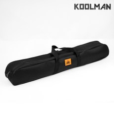 KOOLMAN(쿨맨) 컴팩트 폴대 수납 캠핑가방, 1개, 컴팩트 폴대가방 - 블랙