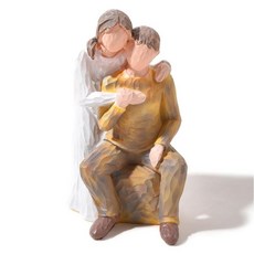 [ 869779 ] ROWNYEON 레진 가족 조각상 조각상 사랑 조화 공생의 상상 유대와 특별한 추억을 기념하기 위한, Family