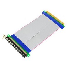 [해외] 1U 2U 서버 컴퓨터 PCIE PCI E EXPRESS 16X ~ 16X 라이저 카드 어댑터 연장 케이블 16 PCIEXPRESS 유연한 라이저 19 CM, 상세내용표시