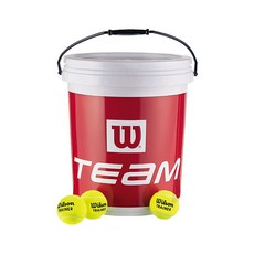  WILSON 윌슨 트레이너 테니스공 연습구 72EA [바구니포함], 1개 
