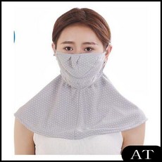 아웃도어 여성면 골프 마스크 여름안면 운동 자전거용 여성마스크 목 자외선차단 골프마스크, AT 본상품선택