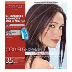 LOreal Paris Couleur Experte Hair Color Highlights 로레알 2단계 염색 하이라이트 키트 체리 초콜릿무스, 1개, 1