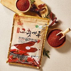 (추석)일편단심 고춧가루 1kg*3팩+500g+고추씨 100g, 3개