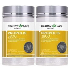 헬시케어 고농도 프로폴리스 3800mg 캡슐, 200정, 2개