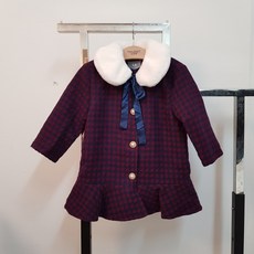 쁘띠앙팡체크코트