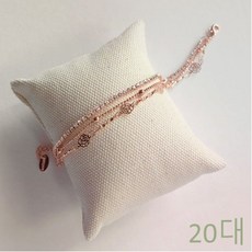 GJW787837 30대 큐빅 로즈메리 팔찌 여성 20대 여자 예쁜 팔찌 발찌 White/Rose/gold