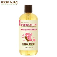 물건짱 리틀트위그 베리 포메그래니트 버블 바쓰 17oz -502ml 유아 입욕제, 1