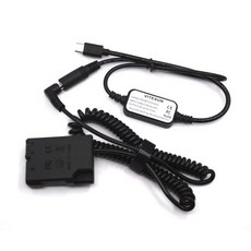 니콘 카메라용 PD C타입 케이블 더미 배터리 EP-5A DC 커플러 니콘 D3200 D3300 D3400 D3500 D5200 D5300 D, 1개