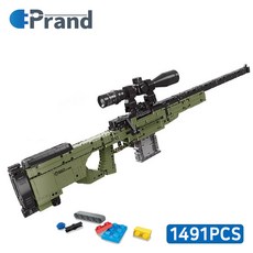 프랜드 테크닉 AWM 저격총 레고호환블럭 XB-24002, 혼합색상