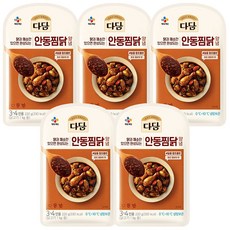 CJ 다담 안동찜닭 양념 220g, 5개