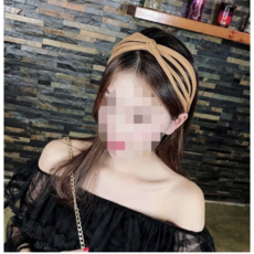와이드니트헤어밴드