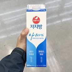 서울 저지방 우유, 1000ml, 2개
