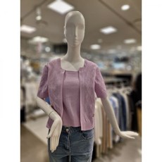 주크 린넨 혼방 가디건 레이어드 니트V242KSK947 백화점 아울렛 (3492818)