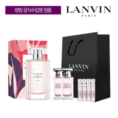 랑방 랑방 레 플레르 드 워터 릴리 EDT 50ML+랑방랜덤미니2개+랑방랜덤스틱4개+쇼핑백, free, 50ml, 1개 - 랑방레플레르