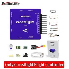 Radiolink 크로스플라이트 비행 컨트롤러 FPV 드론 헬리 자동차 보트용 OSD 모듈 TS100 GPS M10N M8N 2-, 01 Crossflight FC, 1개