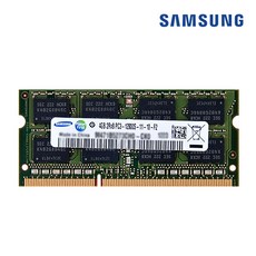 노트북 삼성 메모리 램 DDR3 4G 12800 양면 일반, 단품