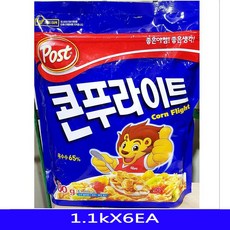 콘푸라이트 대용량 시리얼 업소용 동서식품 1.1kX6봉, 1