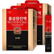 순수식품 6년근 홍삼 진액 에브리데이 365 200포(총 2박스) 홍삼정 홍삼스틱, 10g, 200개