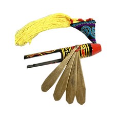 중국 이족구금금 4장 밸브 Chinese"Yi"Tribe Jews Harp 4 set