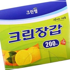 크린랲크린장갑매 크린장갑(200매) 크린랲 RW187B91, 1개, 1개