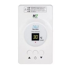 써브텍 H7 슬림형 온도조절기 4kw 필름난방용 STF후속